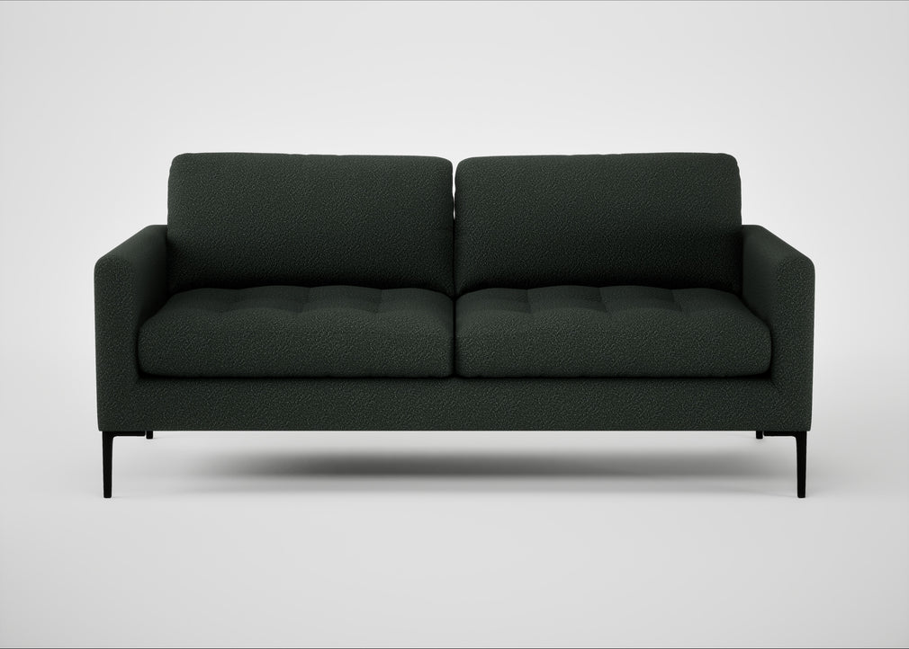 Eton 3 Seater Sofa Boucle Fern / Black
