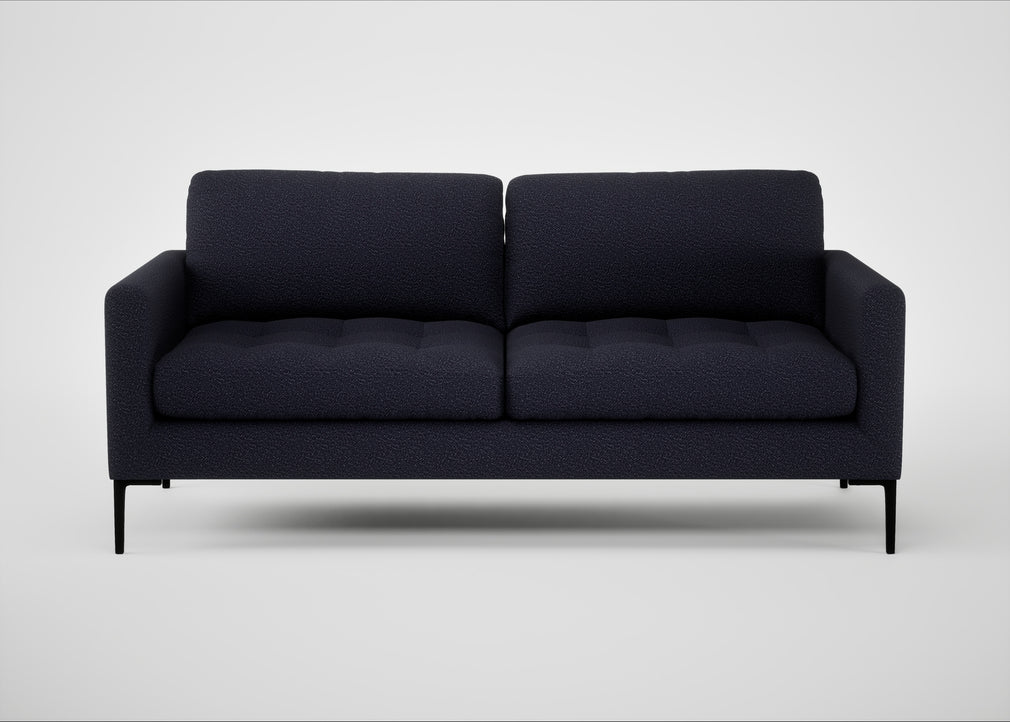Eton 3 Seater Sofa Boucle Indigo / Black