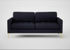 Eton 3 Seater Sofa Boucle Indigo / Brass