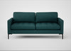 Eton 3 Seater Sofa Brushed Cotton Pine / Black