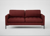Eton 3 Seater Sofa Capelo Linen-Cotton Etruscan Red / Black
