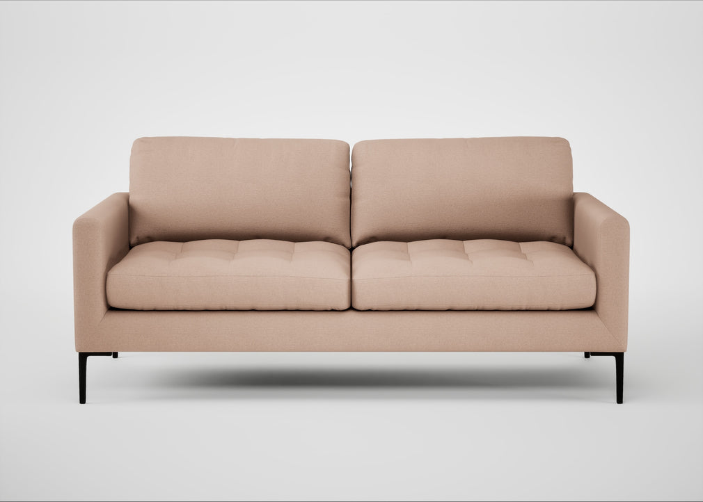 Eton 3 Seater Sofa Capelo Linen-Cotton Rosedale / Black
