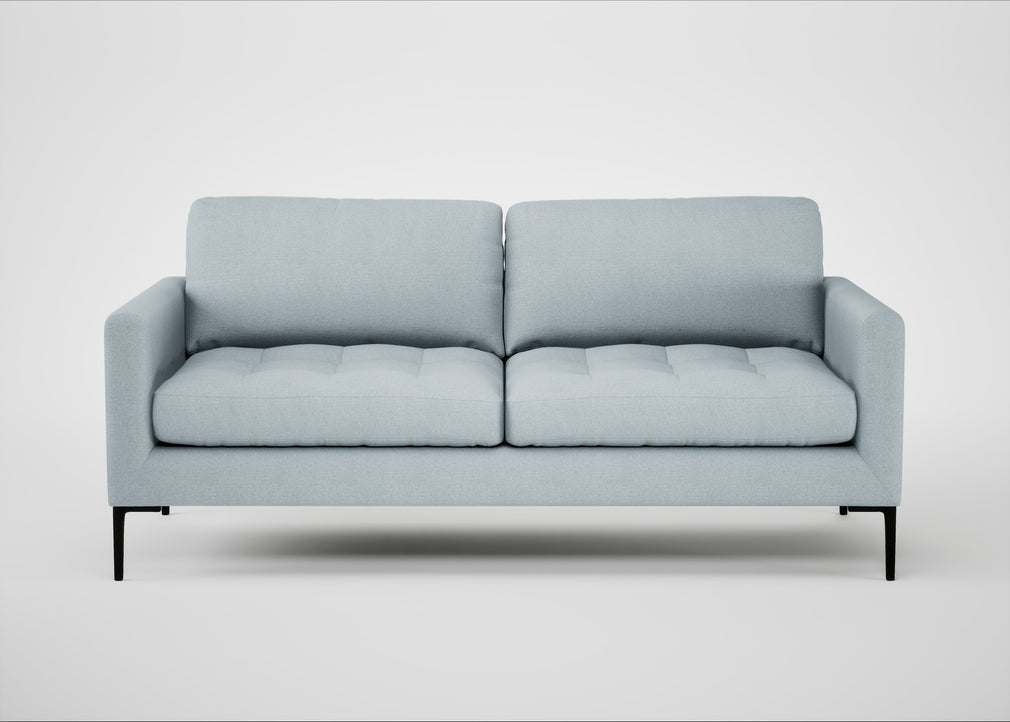 Eton 3 Seater Sofa Capelo Linen-Cotton Sea Shanty / Black