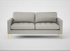 Eton 3 Seater Sofa Melton Wool Limestone / Brass