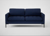 Eton 3 Seater Sofa Melton Wool New Navy / Black