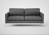 Eton 3 Seater Sofa Melton Wool Shale / Brass