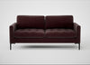 Eton 3 Seater Sofa Smart Luxe Velvet Acorn / Black