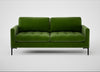 Eton 3 Seater Sofa Smart Luxe Velvet Grass / Black