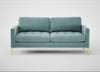 Eton 3 Seater Sofa Smart Luxe Velvet Mineral Blue / Brass