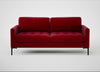 Eton 3 Seater Sofa Smart Luxe Velvet Mulberry / Black