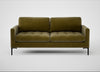 Eton 3 Seater Sofa Smart Luxe Velvet Peridot / Black