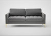 Eton 3 Seater Sofa Smart Velvet Mercury / Brass