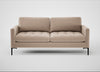 Eton 3 Seater Sofa Smart Velvet Pebble / Black