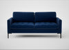 Eton 3 Seater Sofa Cotton Velvet Midnight / Black
