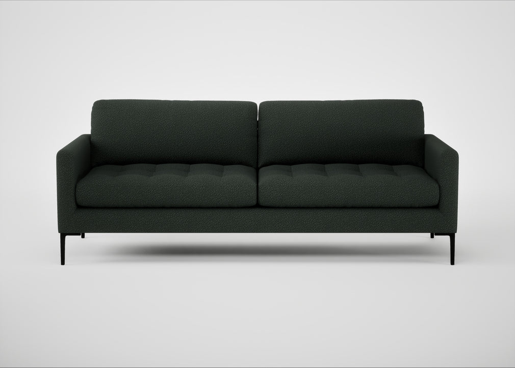 Eton 4 Seater Sofa Boucle Fern / Black