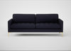 Eton 4 Seater Sofa Boucle Indigo / Brass