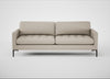 Eton 4 Seater Sofa Broad Weave Putty / Black