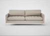 Eton 4 Seater Sofa Broad Weave Putty / Brass
