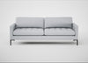 Eton 4 Seater Sofa Broad Weave Tin / Black