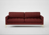 Eton 4 Seater Sofa Capelo Linen-Cotton Etruscan Red / Brass