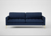 Eton 4 Seater Sofa Capelo Linen-Cotton Inkspot / Brass