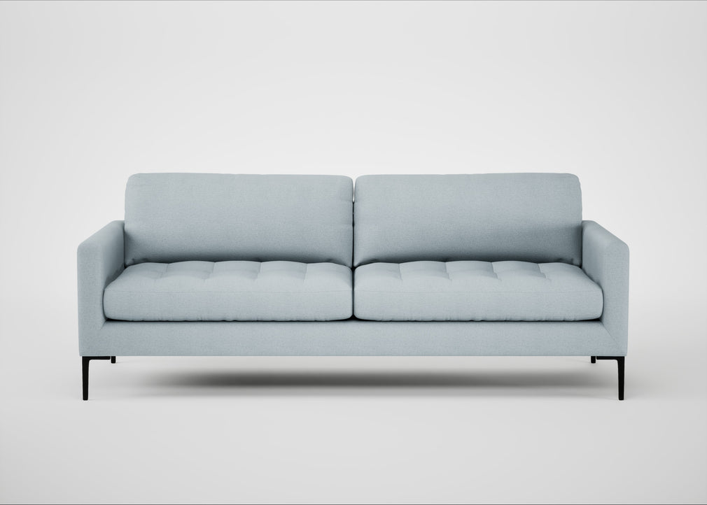 Eton 4 Seater Sofa Capelo Linen-Cotton Sea Shanty / Black