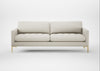 Eton 4 Seater Sofa Chunky Boucle Ecru / Brass