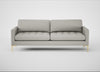 Eton 4 Seater Sofa Melton Wool Limestone / Brass