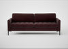 Eton 4 Seater Sofa Smart Luxe Velvet Acorn / Black