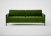 Eton 4 Seater Sofa Smart Luxe Velvet Grass / Black