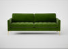 Eton 4 Seater Sofa Smart Luxe Velvet Grass / Brass