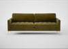 Eton 4 Seater Sofa Smart Luxe Velvet Peridot / Brass