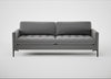 Eton 4 Seater Sofa Smart Velvet Mercury / Black
