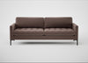 Eton 4 Seater Sofa Smart Velvet Mouse / Black