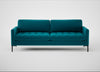 Eton 4 Seater Sofa Velvet Teal / Black
