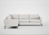 Eton Left Hand Facing Corner Sofa Capelo Linen-Cotton Sea Salt / Black