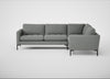 Eton Right Hand Facing Corner Sofa Boucle Steel / Black