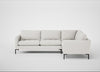 Eton Right Hand Facing Corner Sofa Capelo Linen-Cotton Sea Salt / Black