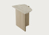 Rhea Side Table Travertine Top