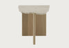 Rhea Side Table Travertine Top