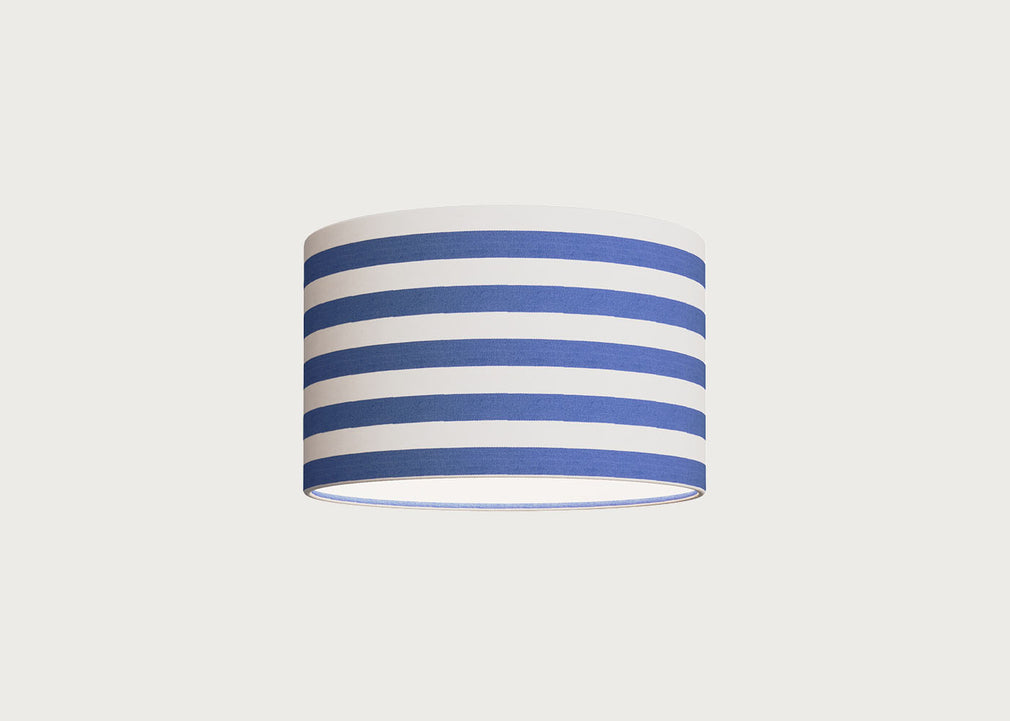 Big Stripe Lampshade Navy