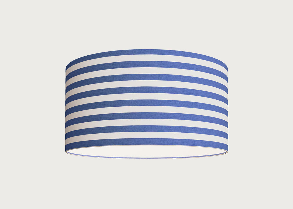 Big Stripe Lampshade Navy