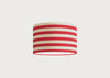 Big Stripe Lampshade Red