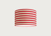 Big Stripe Lampshade Red