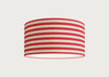 Big Stripe Lampshade Red