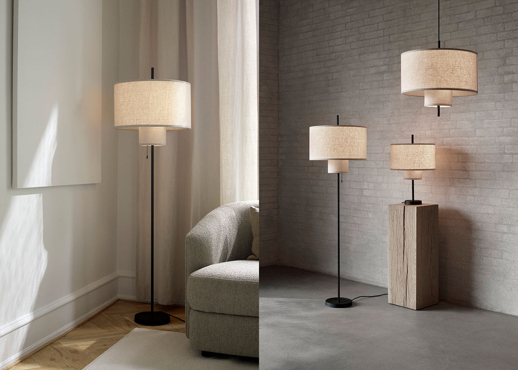 Margin Floor Lamp Beige