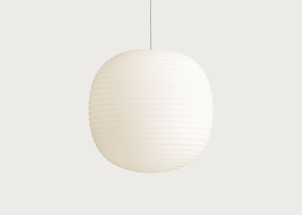 Lantern Pendant Light Frosted White Opal Glass