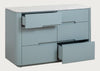 Florian 6 Drawer Wide Chest in Blue
