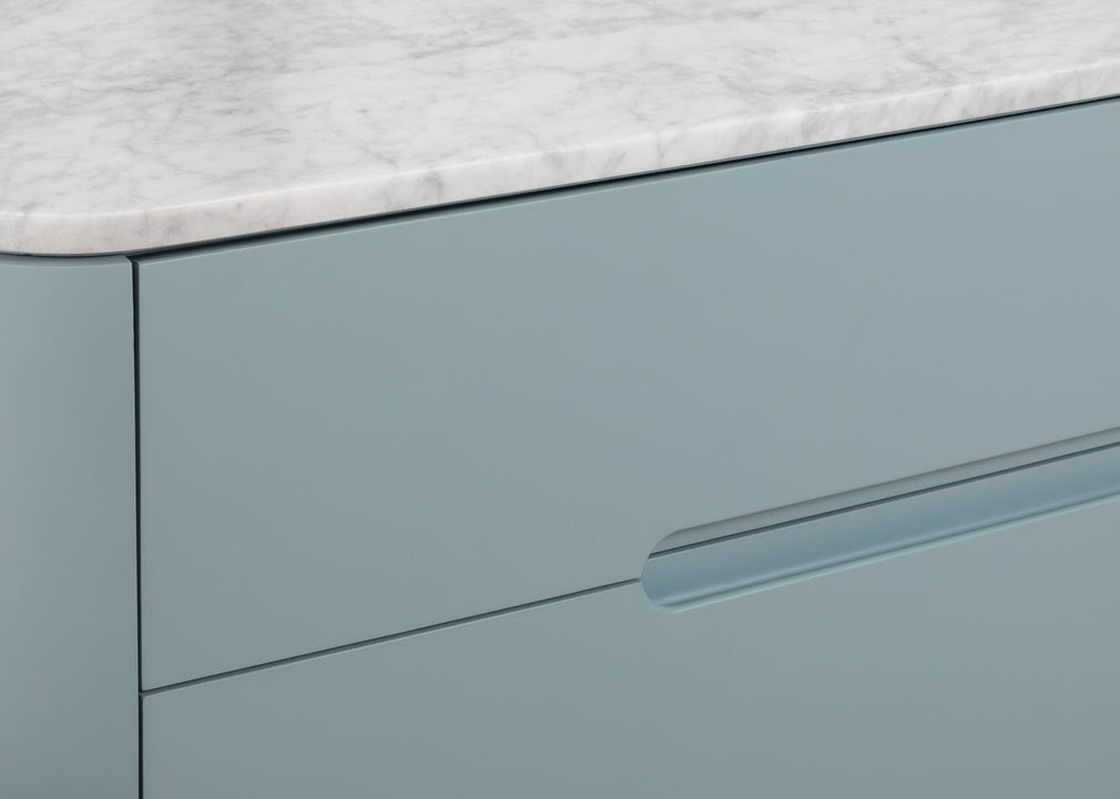 Florian 6 Drawer Wide Chest in Blue