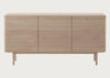 Cloud Sideboard 210cm in White Oiled Oak